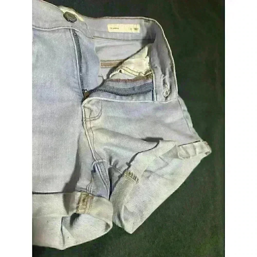 PacSun junior girls stretch shorts PacSun Size 23 Summer time Casual Light Blue - Picture 2 of 7